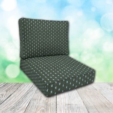 Cascadia Outdoor Cushions make custom outdoor patio furniture cushions for any style of patio furniture in Sunbrella Outdoor Fabrics