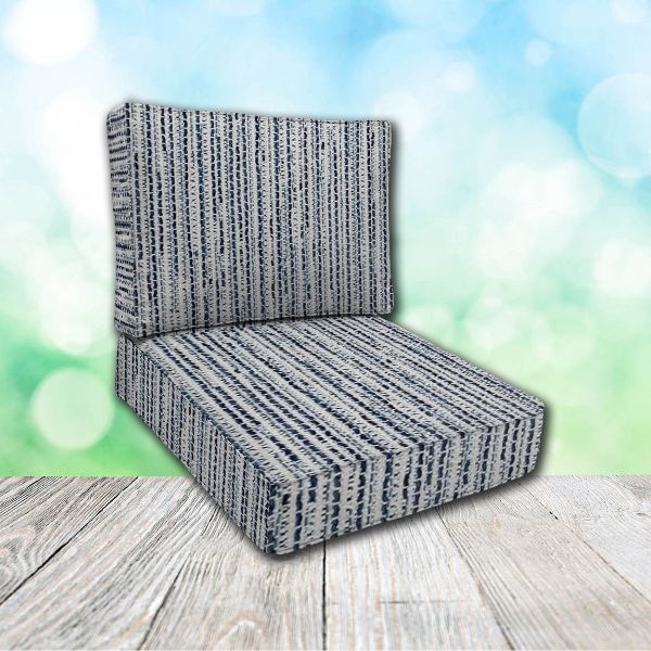 Cascadia Outdoor Cushions make custom outdoor patio furniture cushions for any style of patio furniture in Sunbrella Outdoor Fabrics