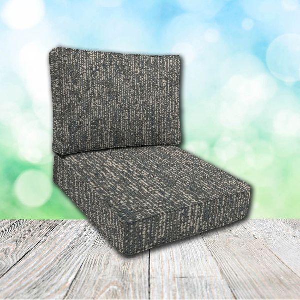Cascadia Outdoor Cushions make custom outdoor patio furniture cushions for any style of patio furniture in Sunbrella Outdoor Fabrics