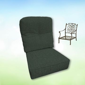 Sunbrella Hanamint Replacement Cushions Club Chair | Estate Back