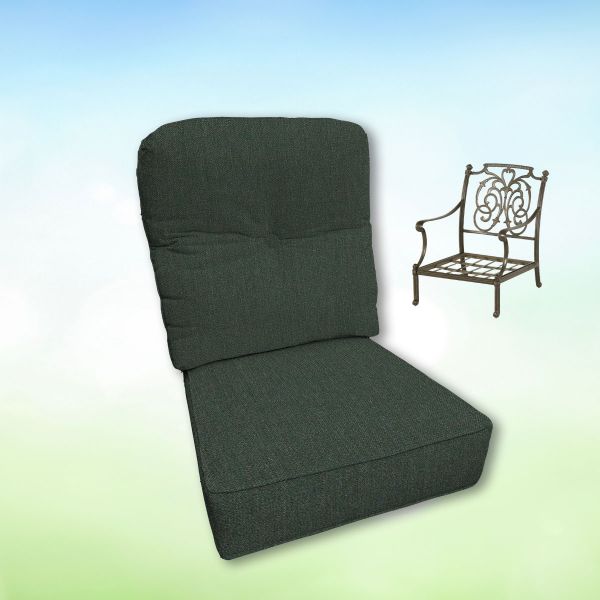 Sunbrella Hanamint Replacement Cushions Club Chair | Estate Back