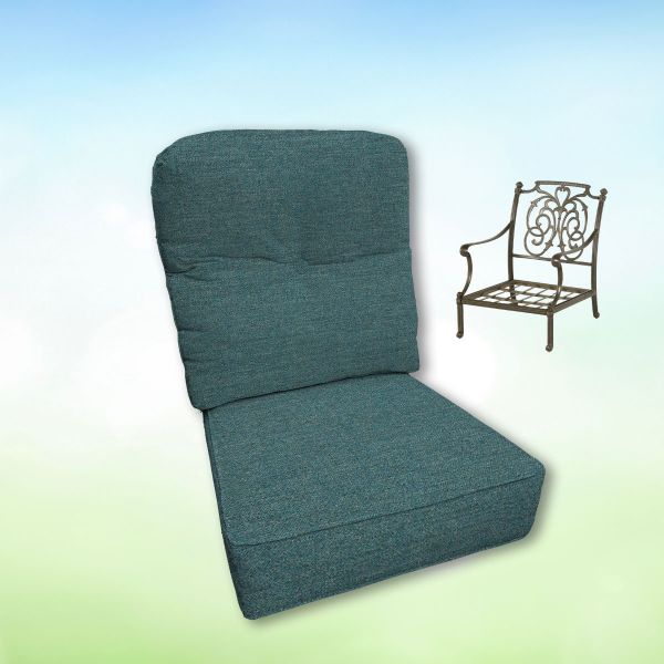 Sunbrella Hanamint Replacement Cushions Club Chair | Estate Back