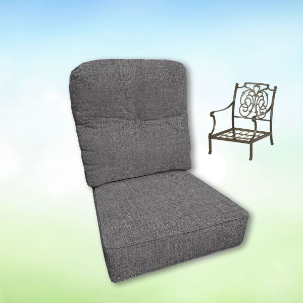 Sunbrella Hanamint Replacement Cushions Club Chair | Estate Back