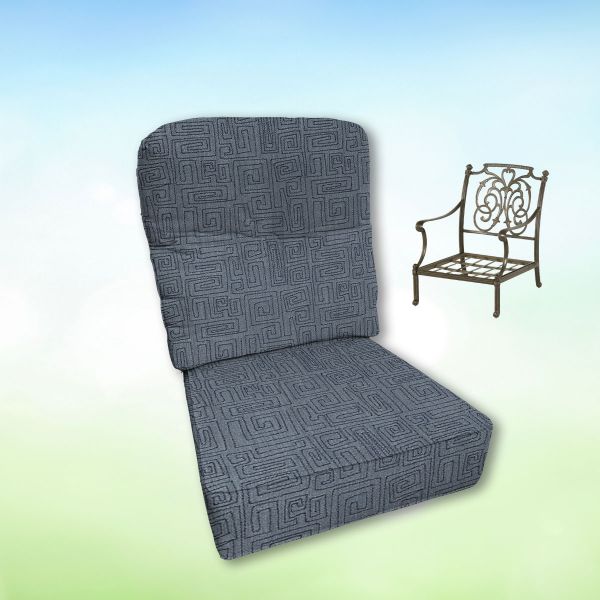 Sunbrella Hanamint Replacement Cushions Club Chair | Estate Back