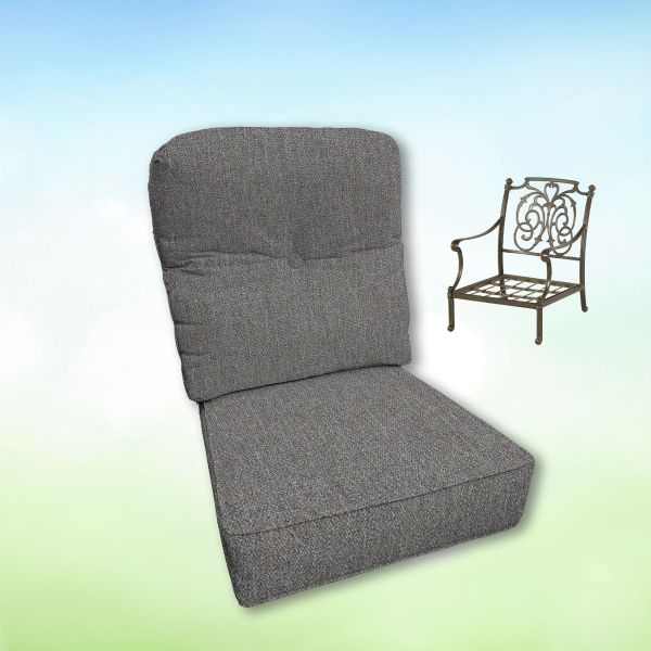 Sunbrella Hanamint Replacement Cushions Club Chair | Estate Back