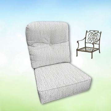 Sunbrella Hanamint Replacement Cushions Club Chair | Estate Back