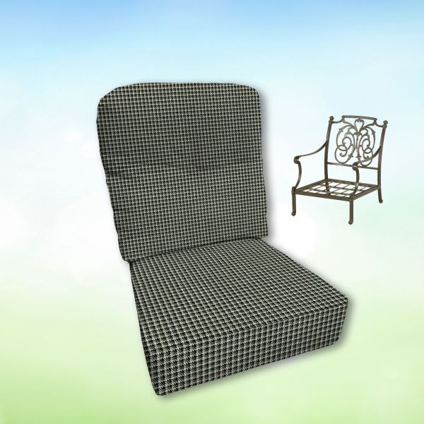 Sunbrella Hanamint Replacement Cushions Club Chair | Estate Back
