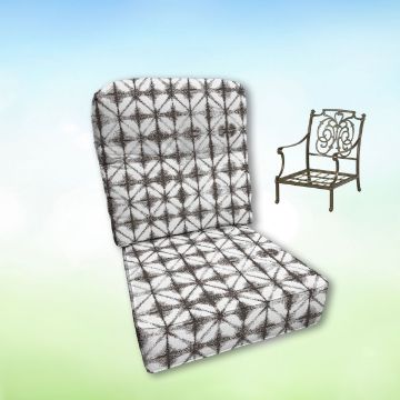 Sunbrella Hanamint Replacement Cushions Club Chair | Estate Back