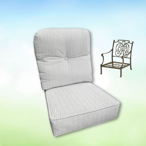 Sunbrella Hanamint Replacement Cushions Club Chair | Estate Back