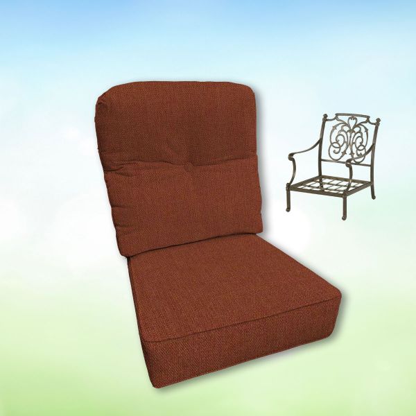 Sunbrella Hanamint Replacement Cushions Club Chair | Estate Back