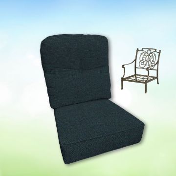 Sunbrella Hanamint Replacement Cushions Club Chair | Estate Back