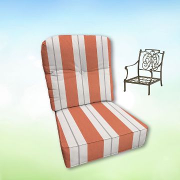 Sunbrella Hanamint Replacement Cushions Club Chair | Estate Back