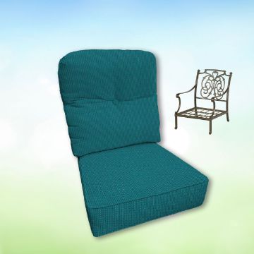 Sunbrella Hanamint Replacement Cushions Club Chair | Estate Back