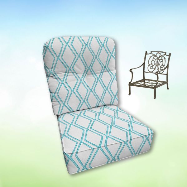 Sunbrella Hanamint Replacement Cushions Club Chair | Estate Back