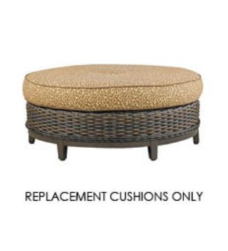 Patio Renaissance Catalina Round Ottoman Replacement Cushion