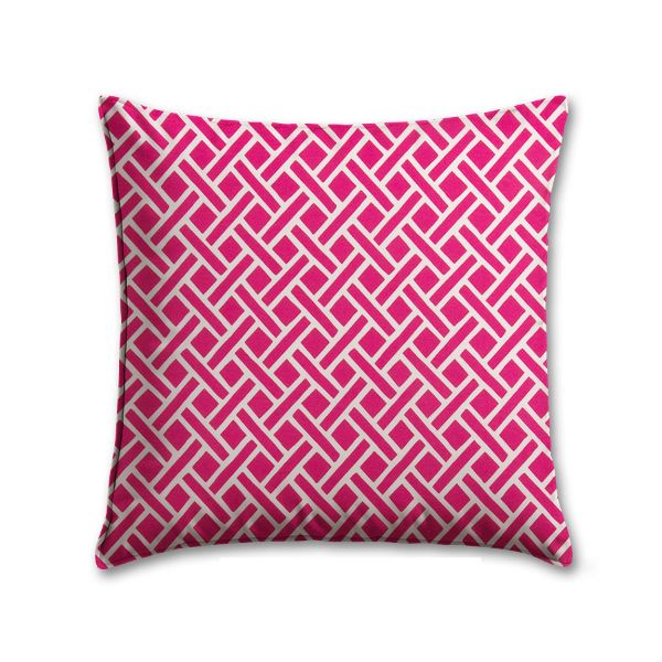 Premier Prints Blooms Jazz Pink Outdoor Pillow | Custom Patio Pillows