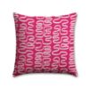 Premier Prints Twist Jazz Pink Outdoor Pillow | Custom Patio Pillows