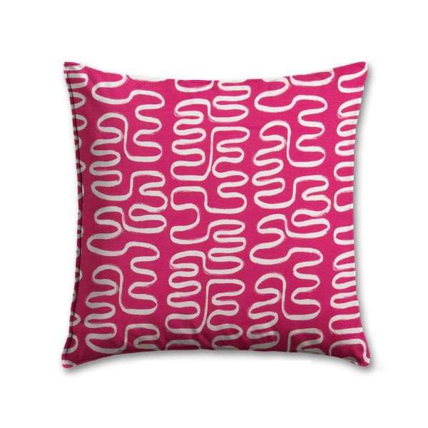 Premier Prints Twist Jazz Pink Outdoor Pillow | Custom Patio Pillows