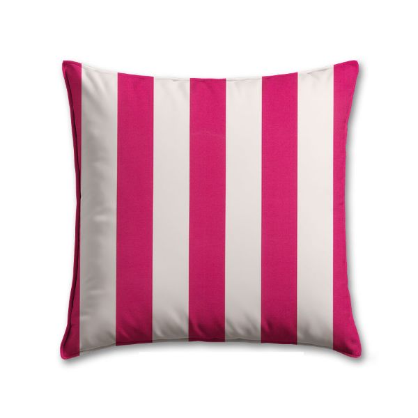 Premier Prints Vertical Jazz Pink Outdoor Pillow | Custom Patio Pillows