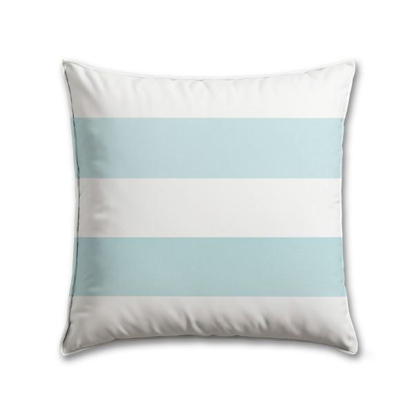 Premier Prints Cabana Arctic Blue Outdoor Pillow | Custom Patio Pillows