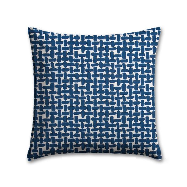 Picture of Farley Courtyard Navy Outdoor Pillow