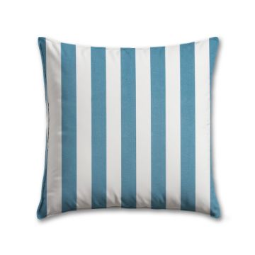 Premier Prints Stripe Island Blue Outdoor Pillow | Custom Patio Pillows