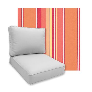Sunbrella Dolce Mango Patio Chair Replacement Cushions