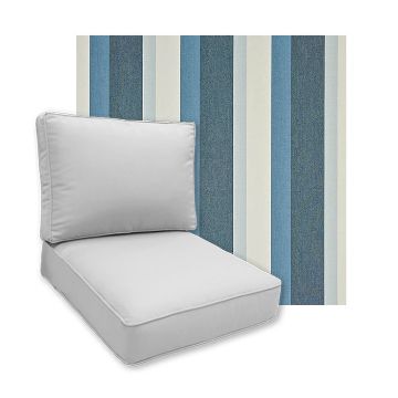 Sunbrella Gateway Coast Patio Chair Replacement Cushions