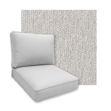 Sunbrella Improve Stucco Patio Chair Replacement Cushions