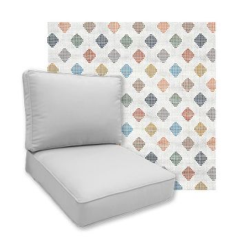 Sunbrella Infused Gem Patio Chair Replacement Cushions