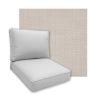 Linville Parchment Patio Chair Replacement Cushions