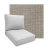 Sunbrella Momento Dove Patio Chair Replacement Cushions