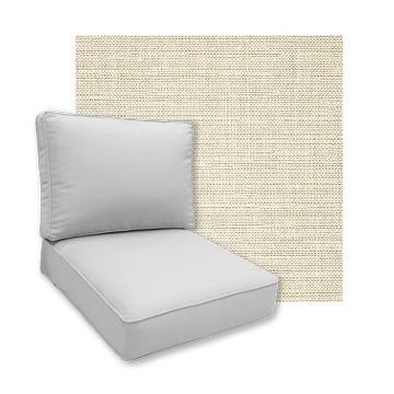Sunbrella Piazza Vapor Patio Chair Replacement Cushions