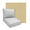 Sunbrella Posh Oat Patio Chair Replacement Cushions