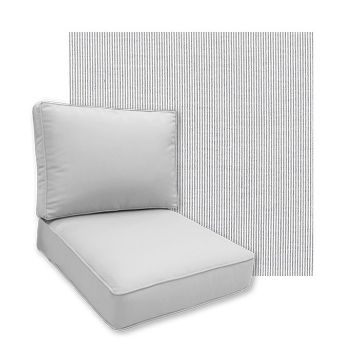 Sunbrella Replay Sea Patio Chair Replacement Cushions