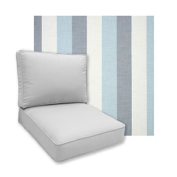 Sunbrella Direction Dew Patio Chair Replacement Cushions