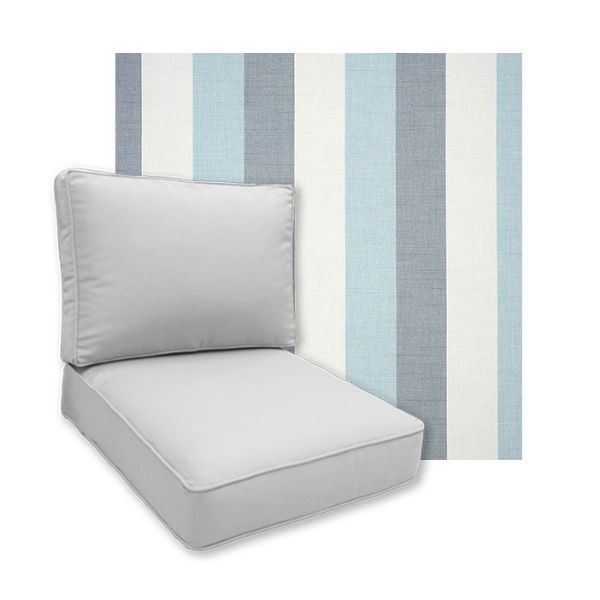 Sunbrella Direction Dew Patio Chair Replacement Cushions