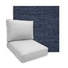 Sunbrella Litchfield Midnight Patio Chair Replacement Cushions