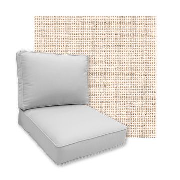 Sunbrella Rest Bisque Patio Chair Replacement Cushions