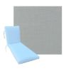 Classic Universal Chaise Lounge Cushions | Sunbrella Play Sky Fabric | 3 Sizes