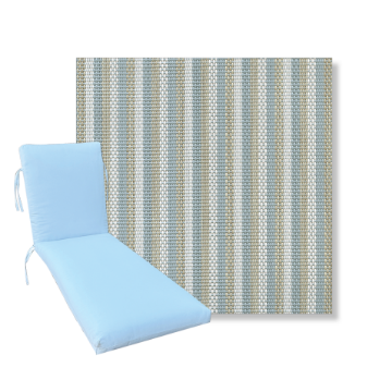 Classic Universal Chaise Lounge Cushions | Phifertex Sling Fabrics | 3 Sizes