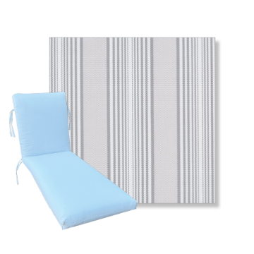 Classic Universal Chaise Lounge Cushions | Phifertex Sling Fabrics | 3 Sizes
