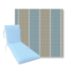Classic Universal Chaise Lounge Cushions | Phifertex Sling Fabrics | 3 Sizes