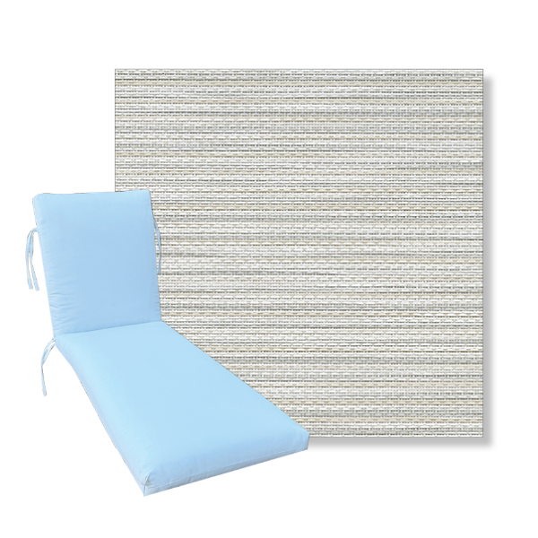 Classic Universal Chaise Lounge Cushions | Phifertex Sling Fabrics | 3 Sizes