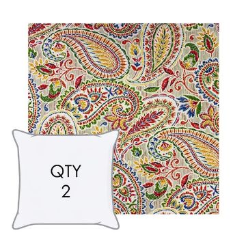 Richloom Solarium Arctic Multi Custom Outdoor Pillows | Richloom Solarium® Printed Fabrics | Set of 2