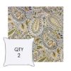 Richloom Solarium Arctic Stone Custom Outdoor Pillows | Richloom Solarium® Printed Fabrics | Set of 2