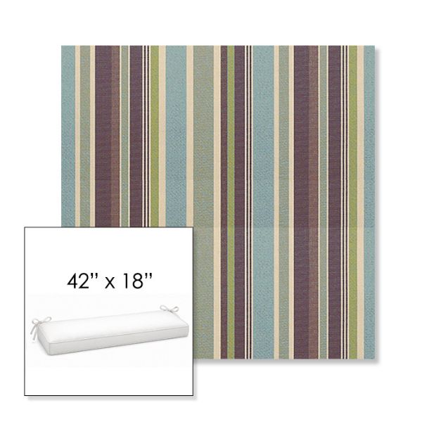 Picture of Brannon Whisper | Sunbrella® 42" x 18" Outdoor Bench Cushion