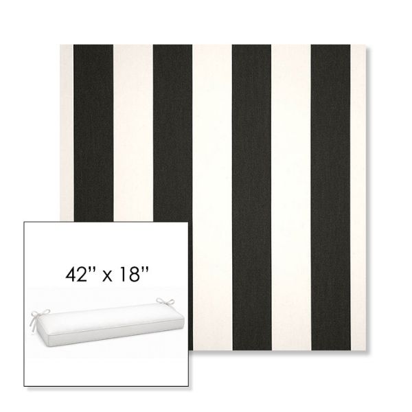 Picture of Cabana Classic | Sunbrella® 42" x 18" Outdoor Bench Cushion