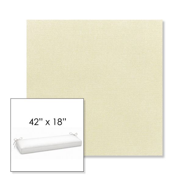 Picture of Canvas Canvas | Sunbrella® 42" x 18" Outdoor Bench Cushion