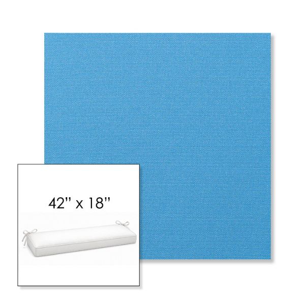Picture of Canvas Capri | Sunbrella® 42" x 18" Outdoor Bench Cushion